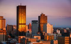 Johannesburgs skyline