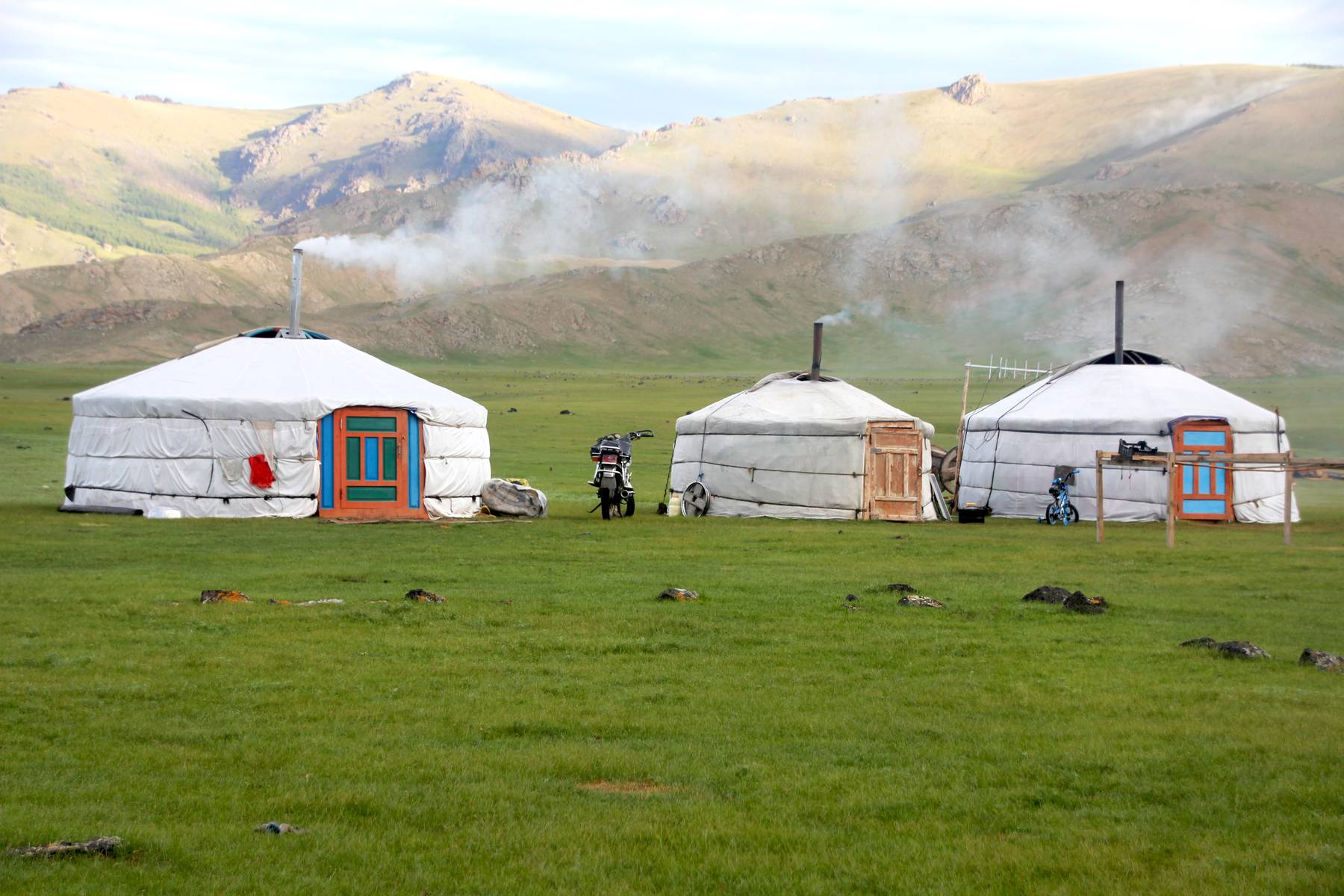 Jurtor i Mongoliet