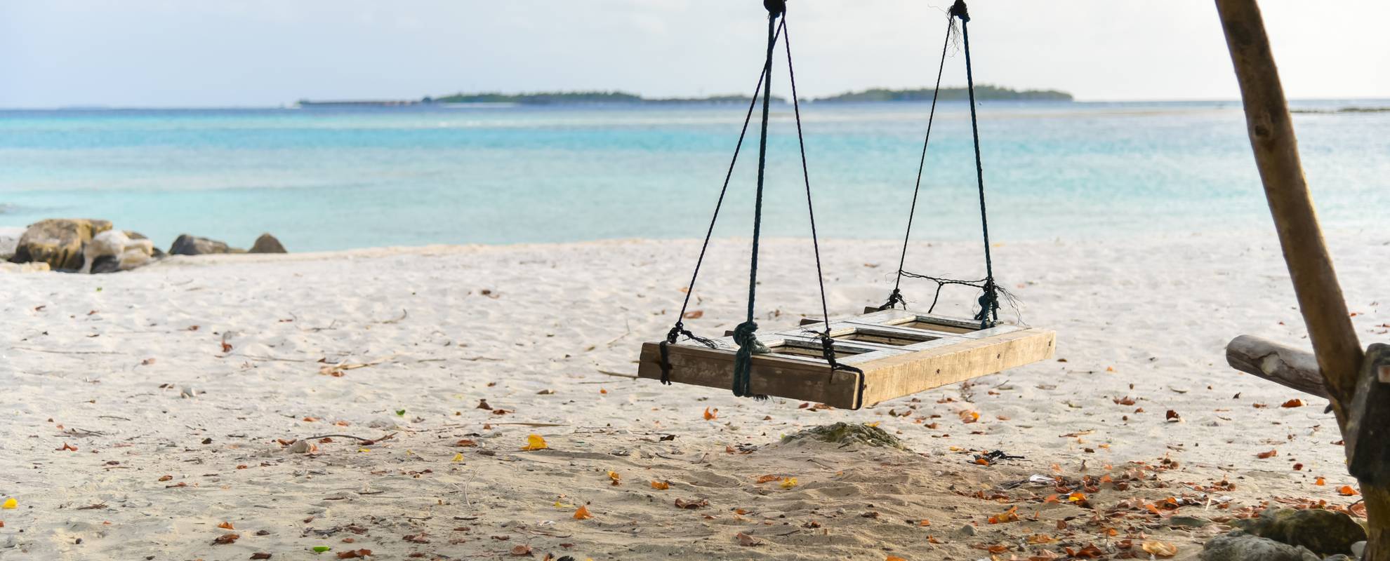 Resan avslutas på ön Maafushi som tillhör Maldiverna