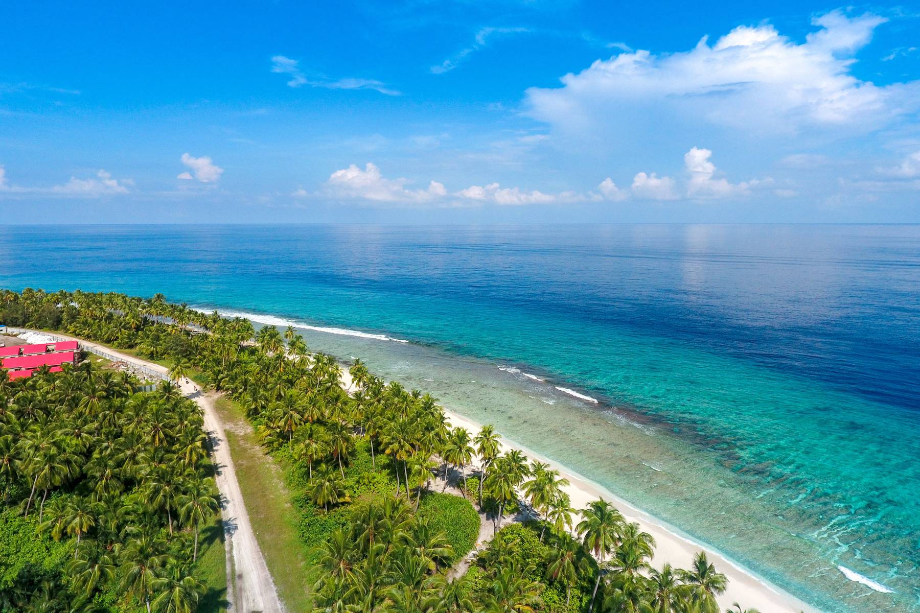 Resan avslutan på ön Maafushi