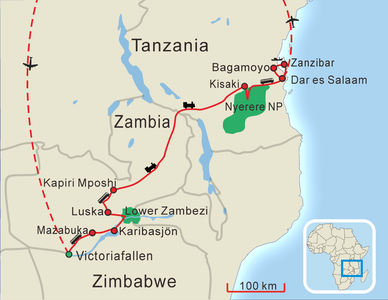 Med tåg genom Zambia och Tanzania