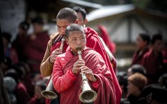 Östra Bhutan blåshorn