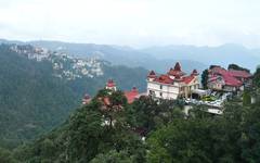 Den gamla brittiska sommarhuvudstaden Shimla