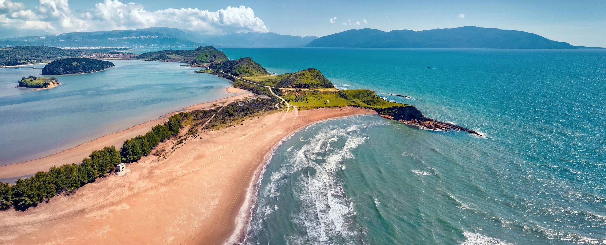 Resa Albanien stranden Zvernec