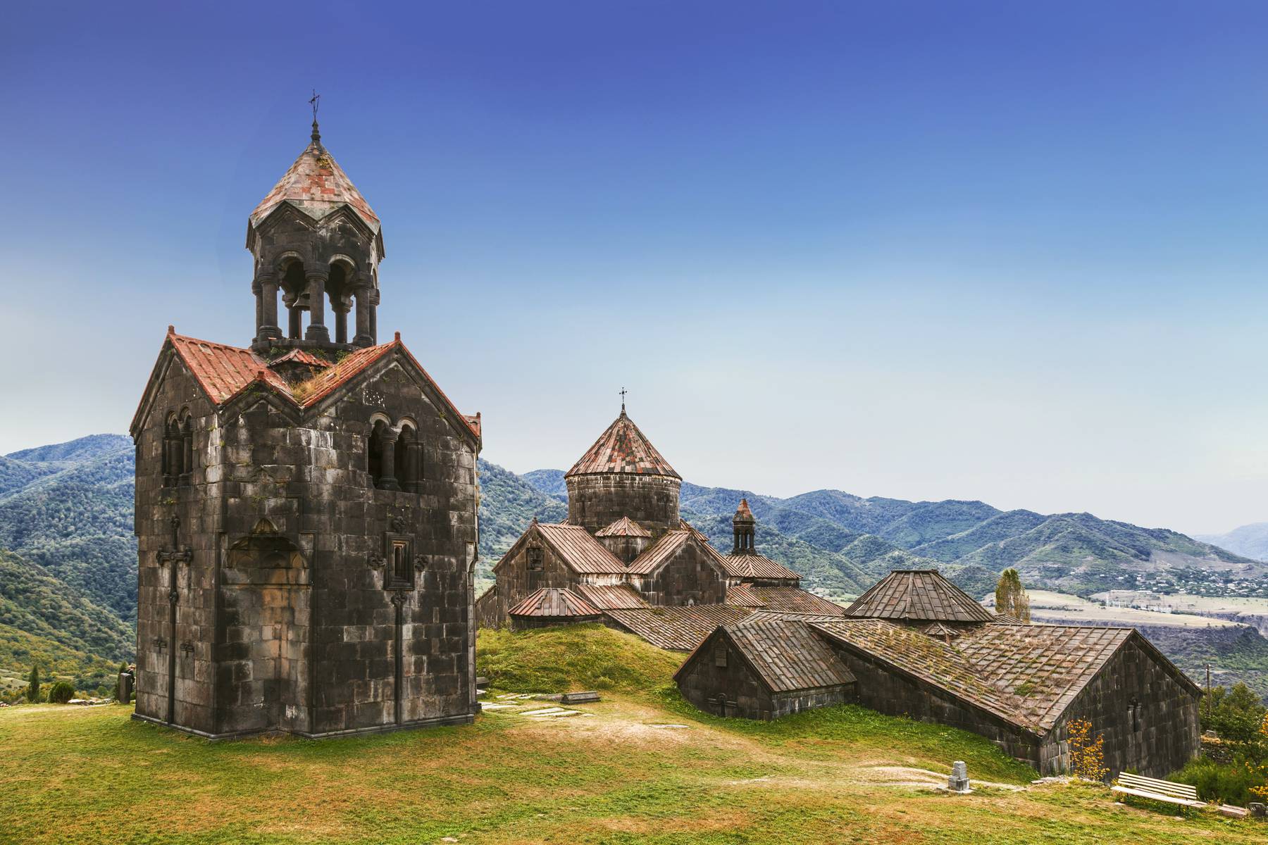 Medeltidsklostret Haghpat i Armenien