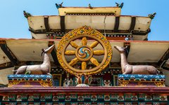 Zangto Pelri Lhakhang i staden Samdrup Jongkhar
