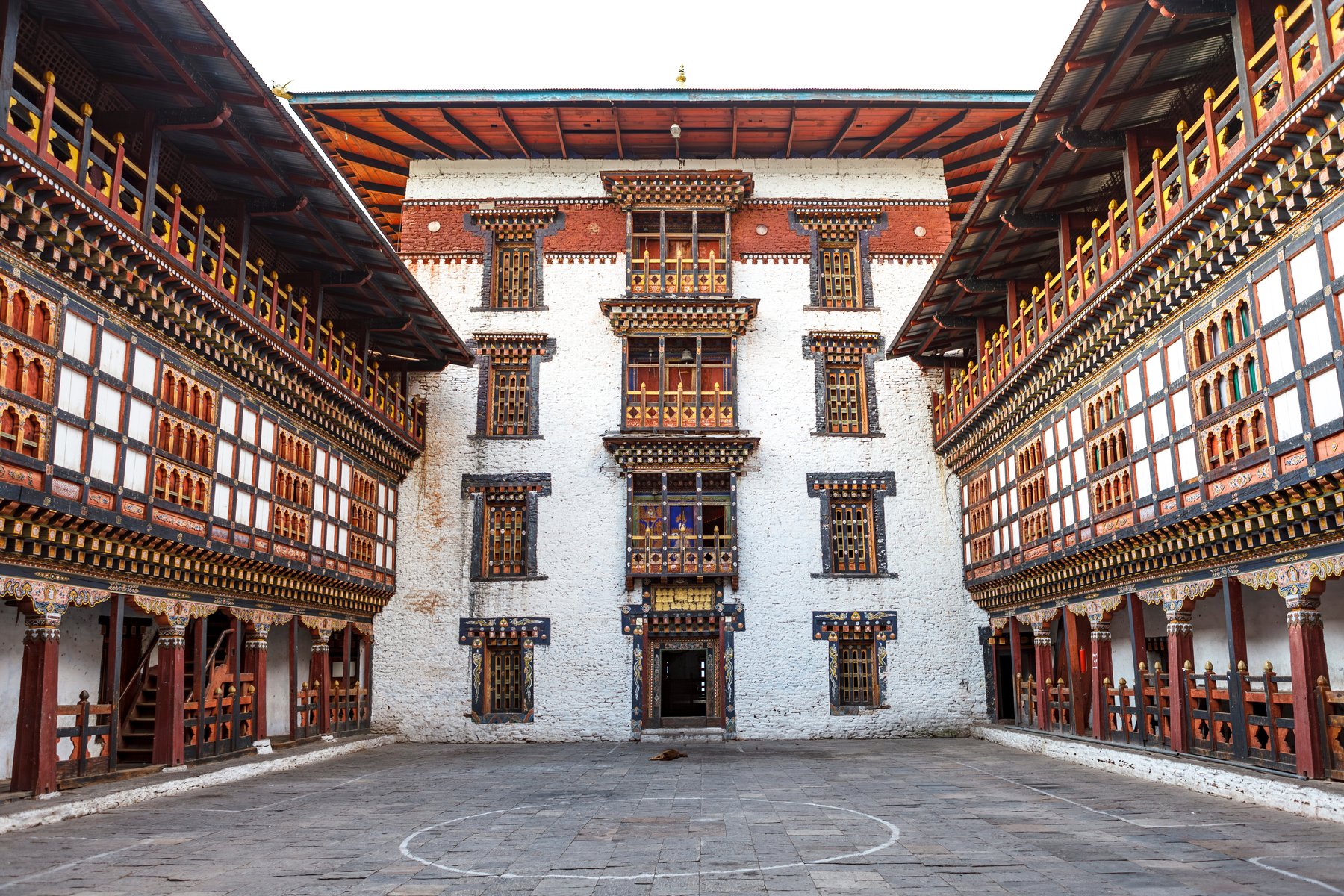 Klosterbesök vid Trashigang