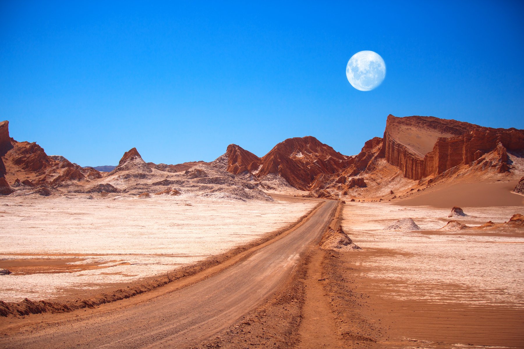 Magiska Valle de la Luna i Chile