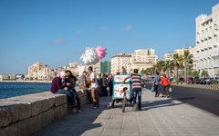 Strandpromenaden i Alexandria