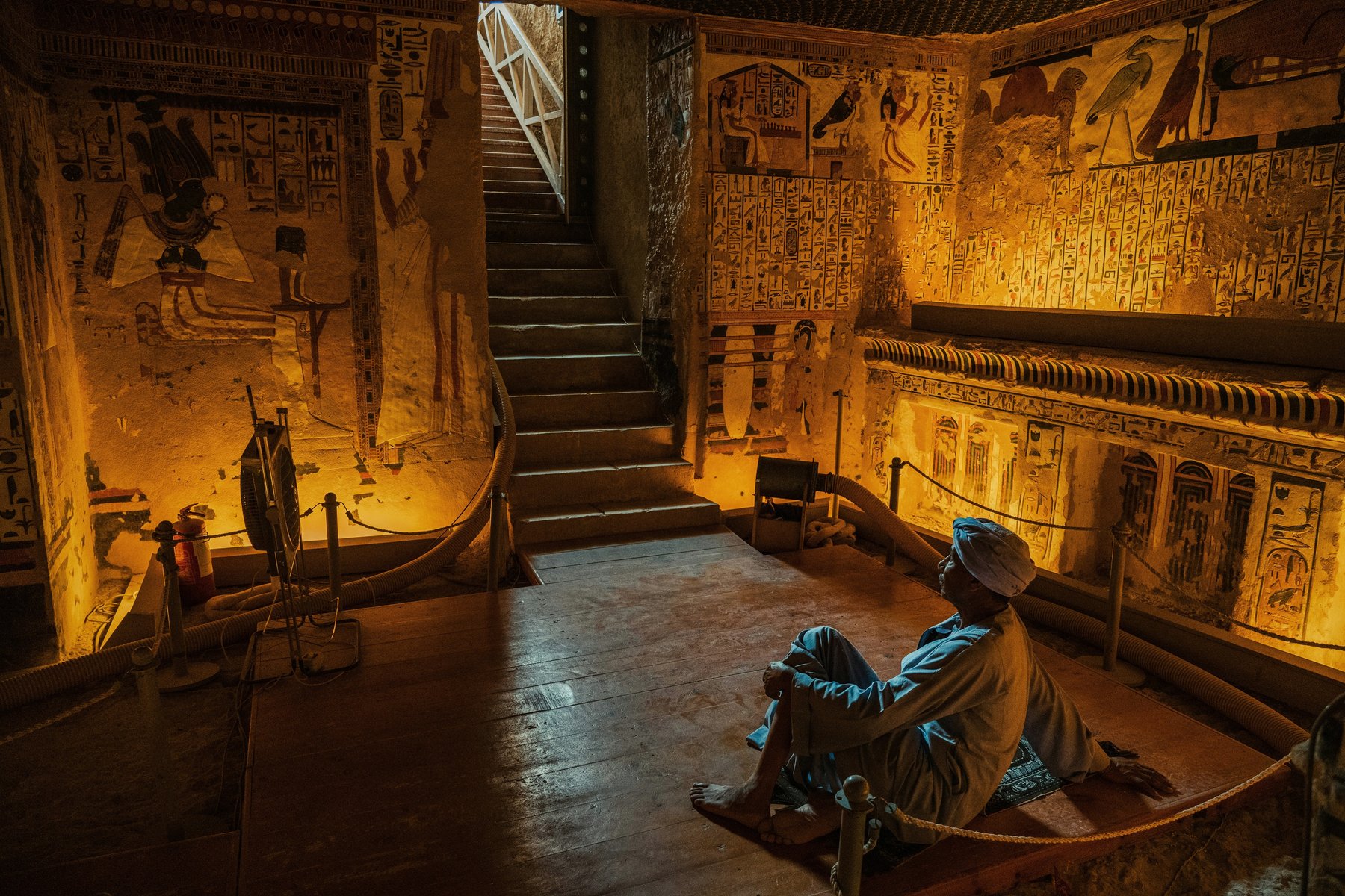 Du besöker Konungarnas Dal under din resa genom Egypten