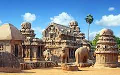 Du besöker de mäktiga världsarven vid Mahabalipuram
