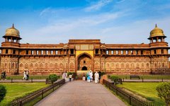 Resa Indien Röda fortet Agra