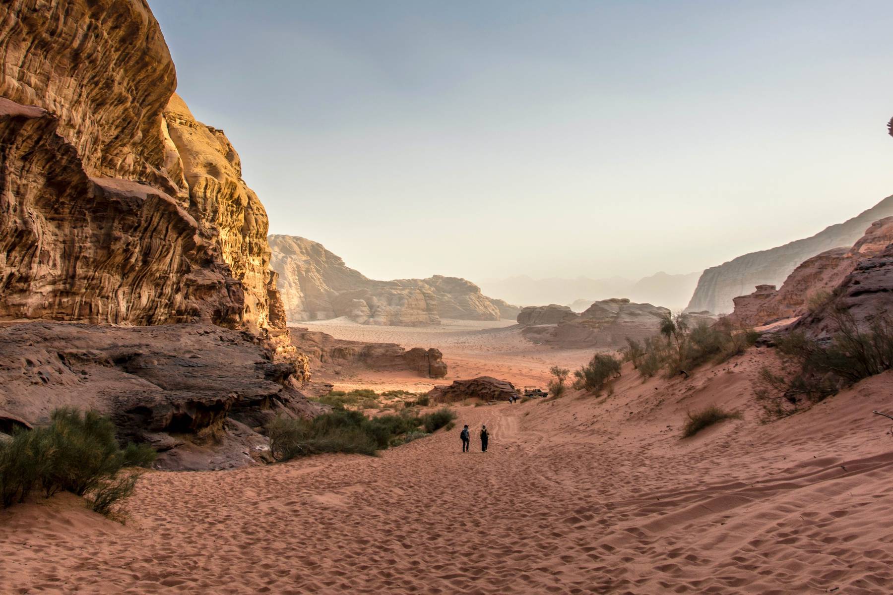 Vandring i Wadi Rum