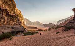 Vandring i Wadi Rum