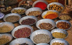 Försäljning av kryddor i närheten av Petra