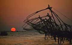 Resa Kerala traditionella fiskenät