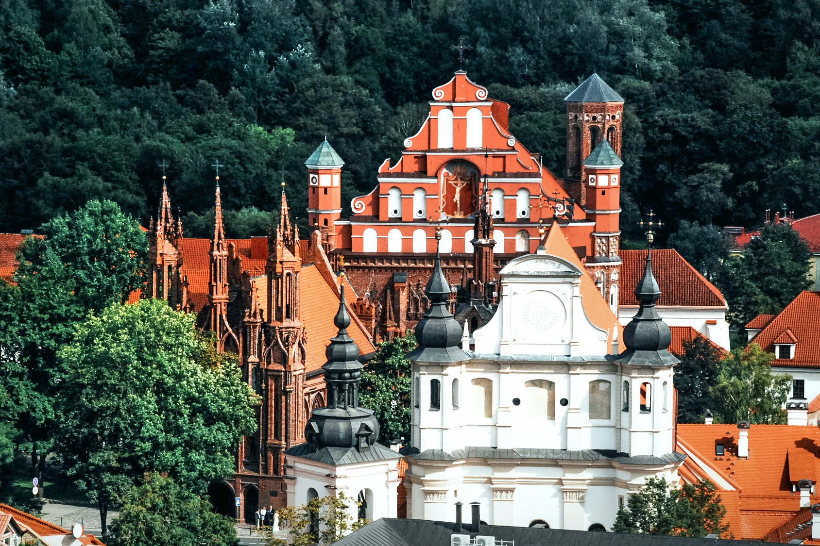 Fantastisk vy över Vilnius