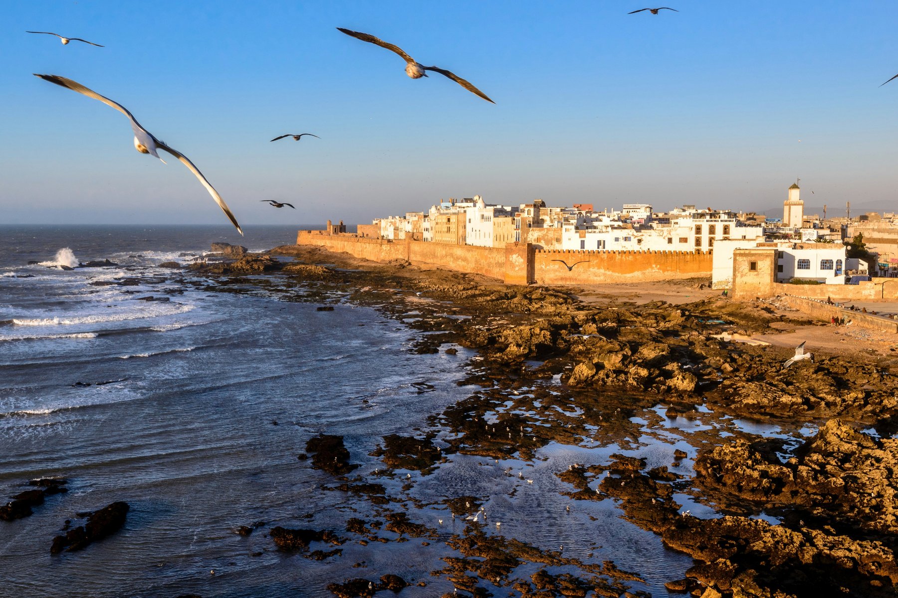 Gamla staden i Essaouira en verkligen en vacker syn