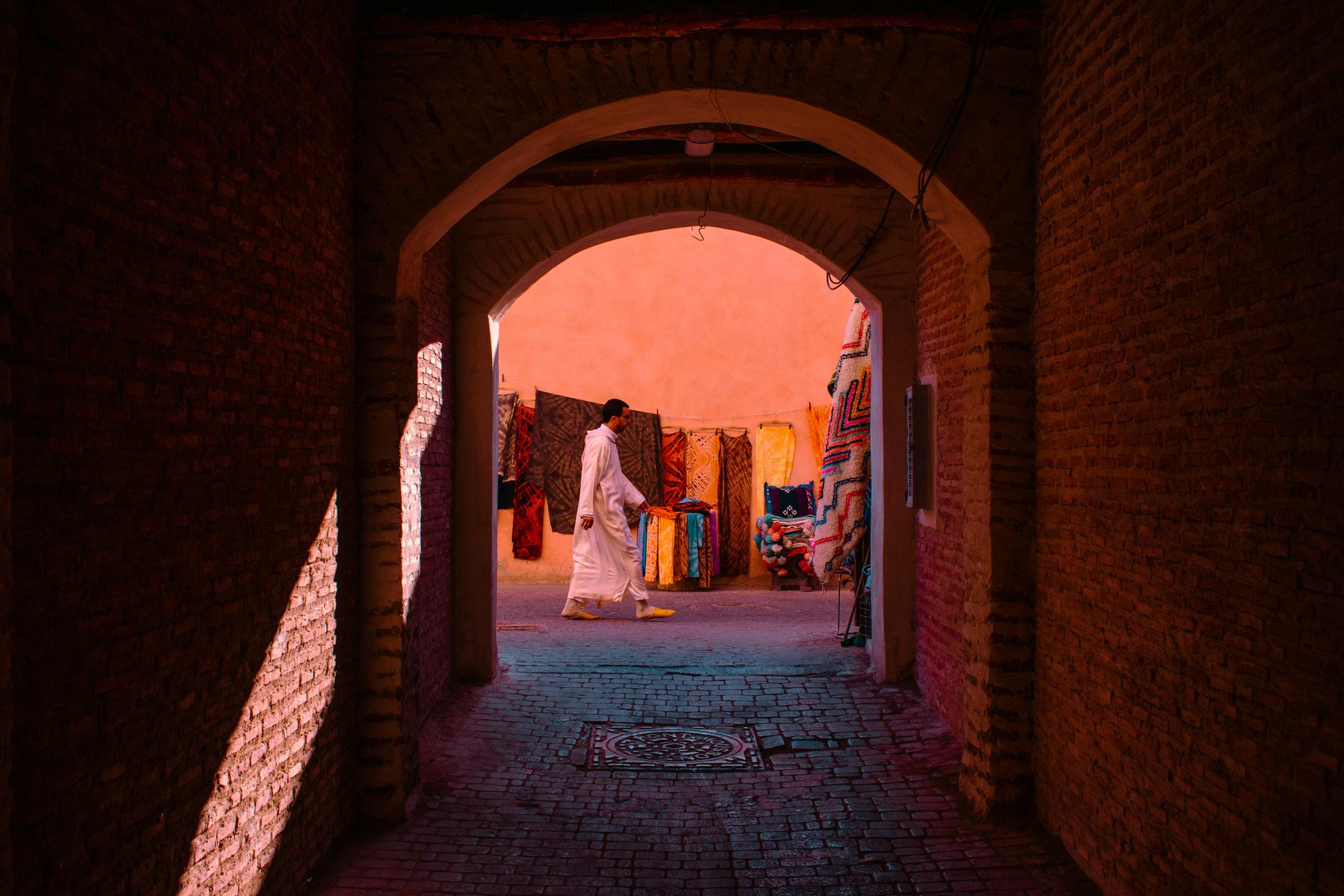 Gå vilse i medinan i Marrakech