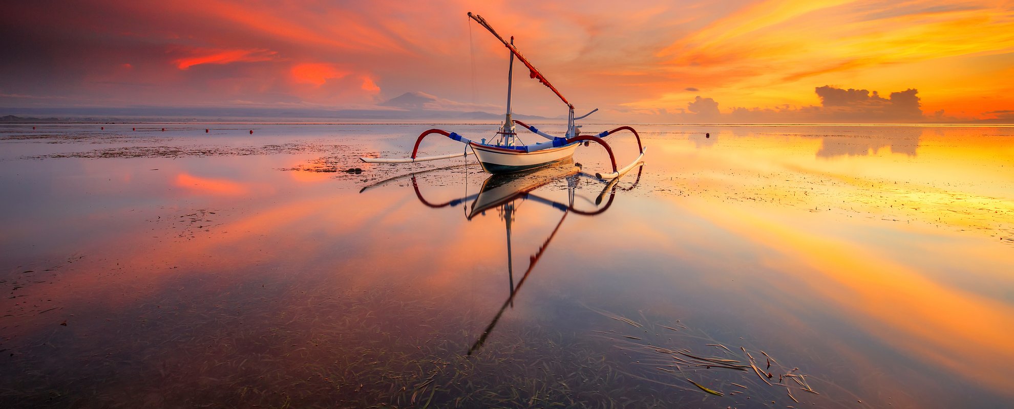 Soluppgång över Sanur Beach