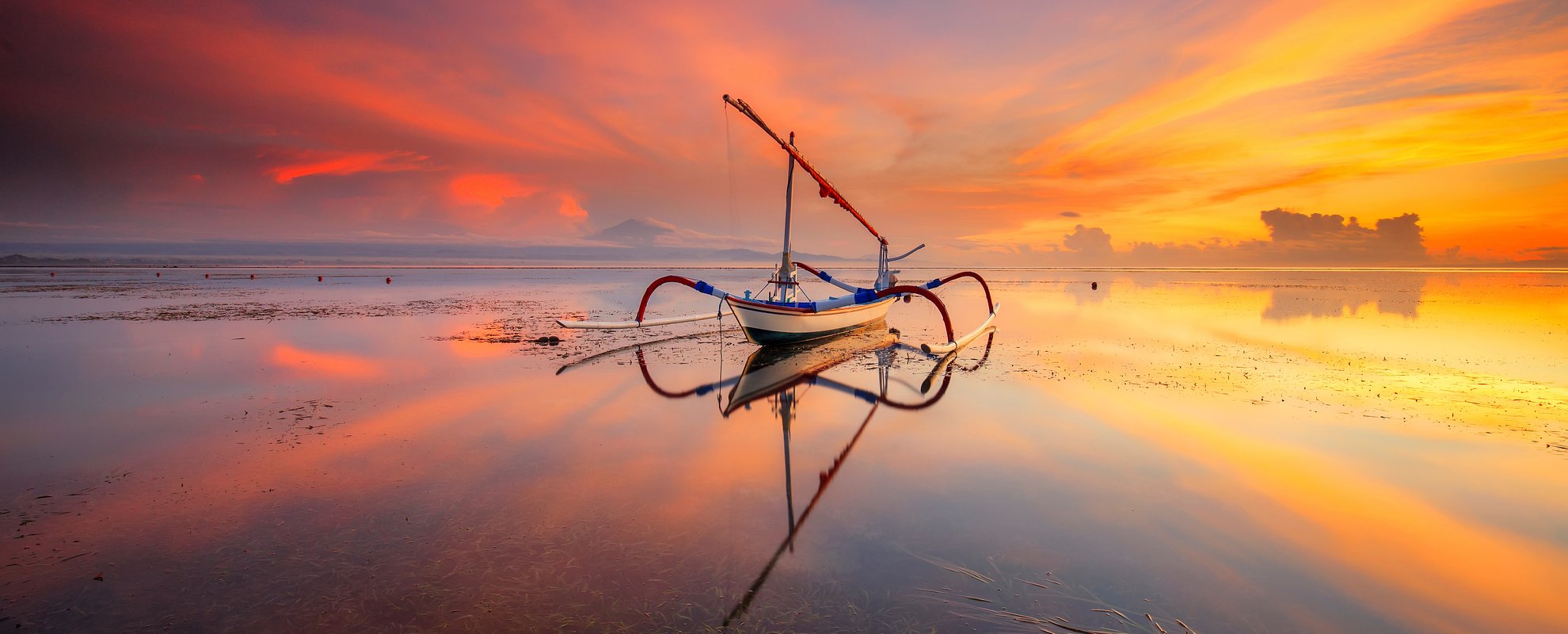 Soluppgång över Sanur Beach