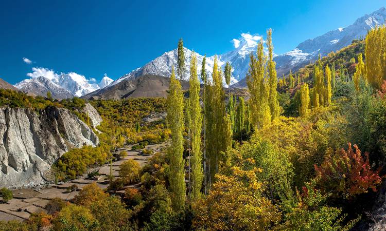 Resa Pakistan Hunza hösten