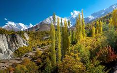 Resa Pakistan Hunza hösten