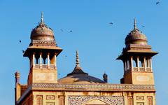 Vackra moskén Wazir Khan i Lahore