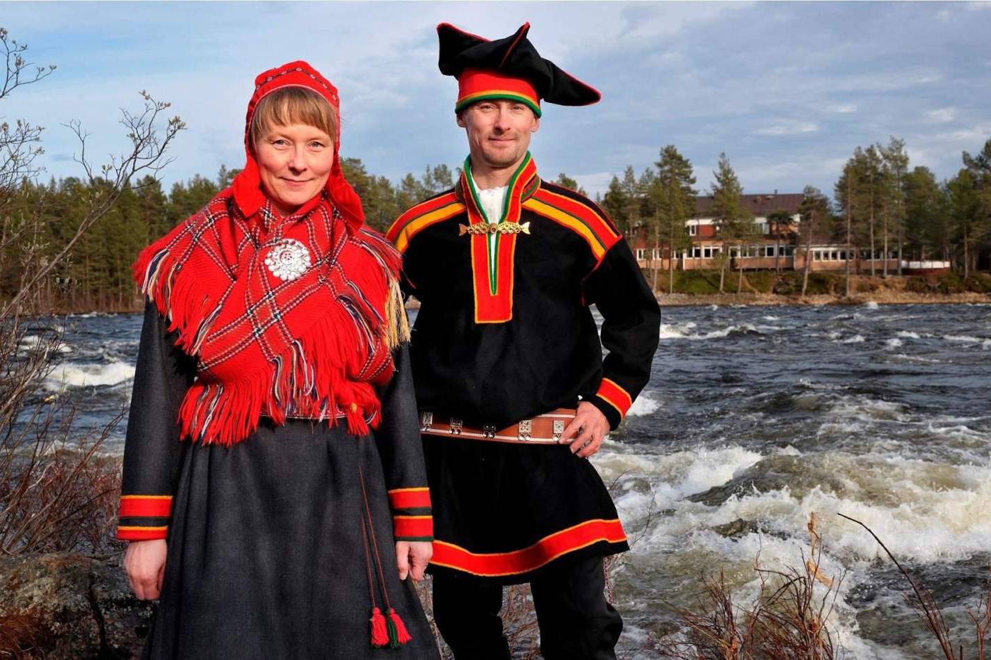 I Enare bor du på ett gammalt fint hotell som drivs av en samisk familj