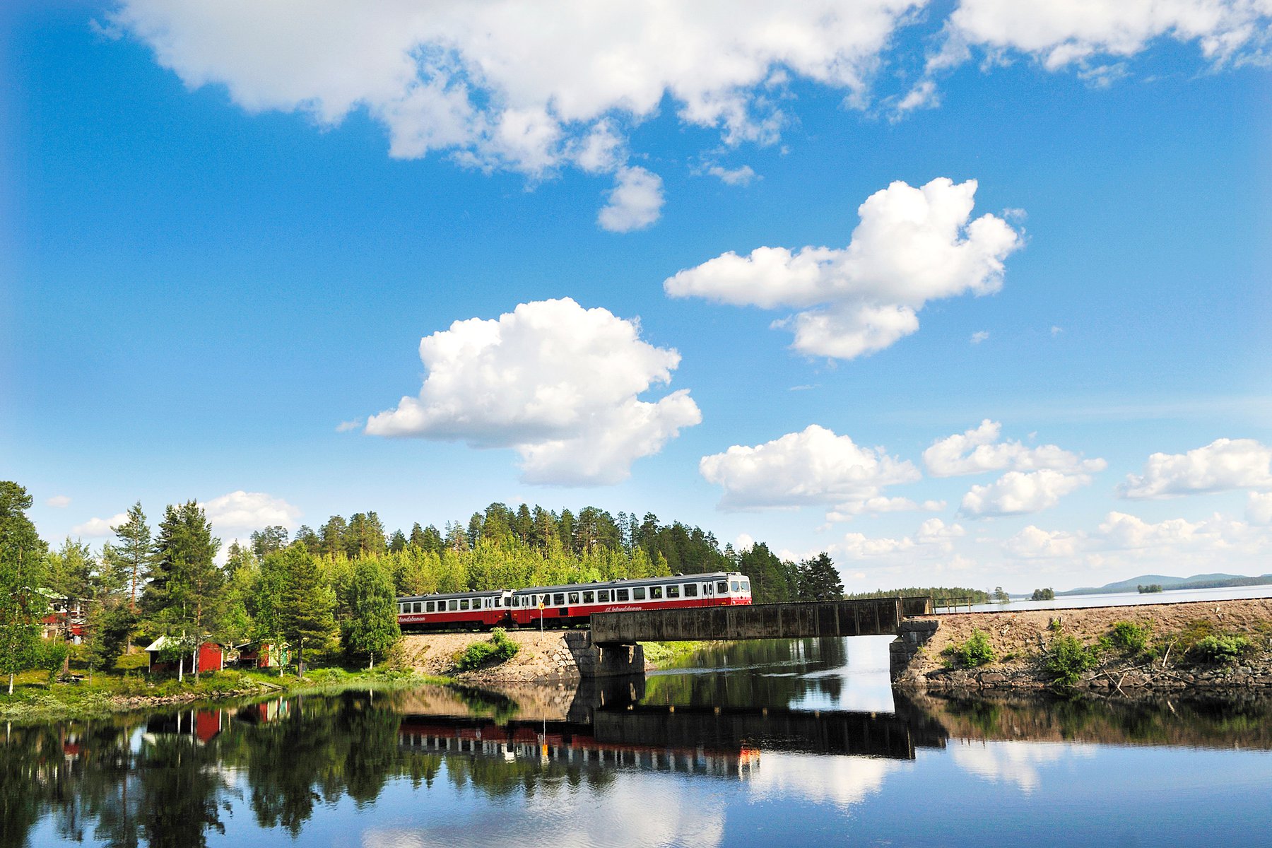 Inlandsbanan är en upplevelse i sig.