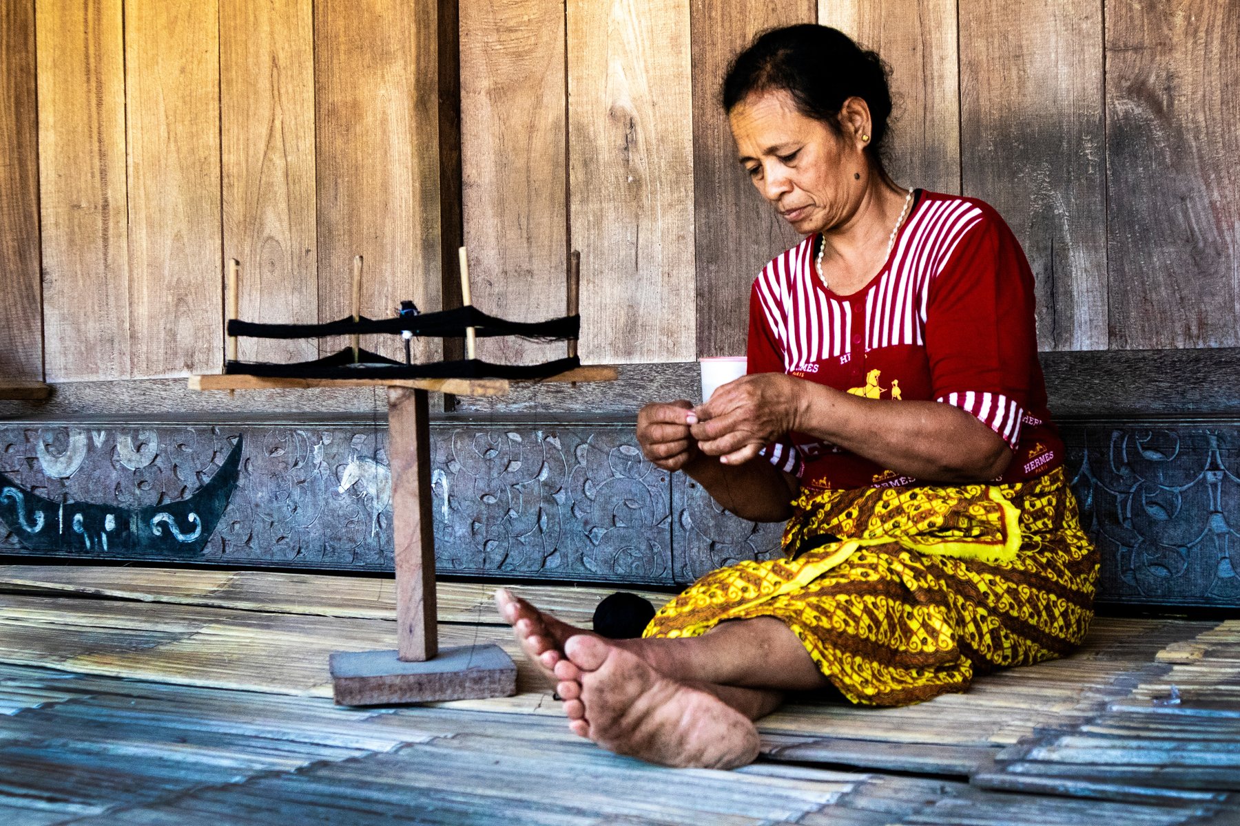 Traditionellt textilhantverk hos ngadafolket