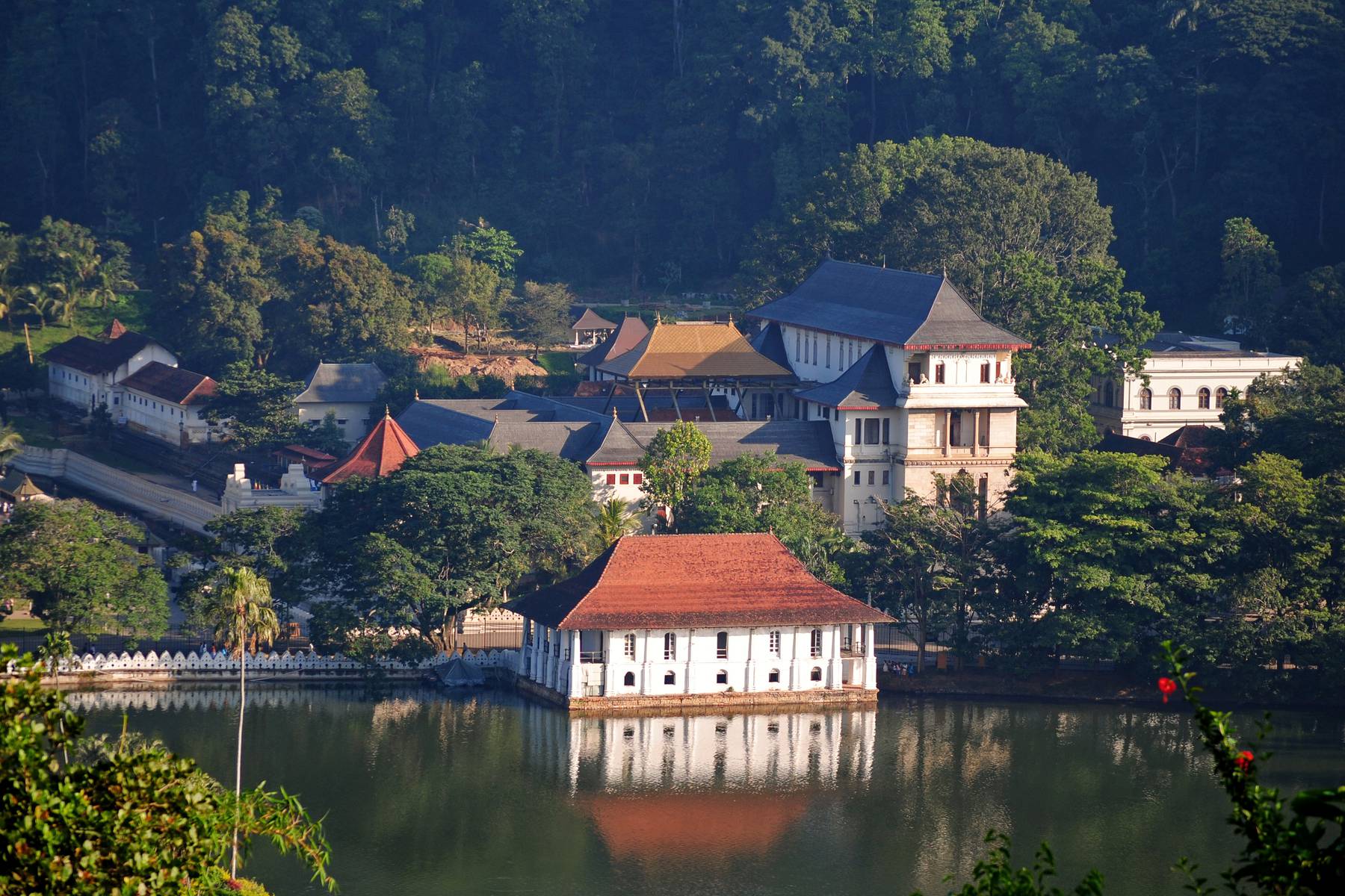 Du besöker tandtemplet i magiska Kandy