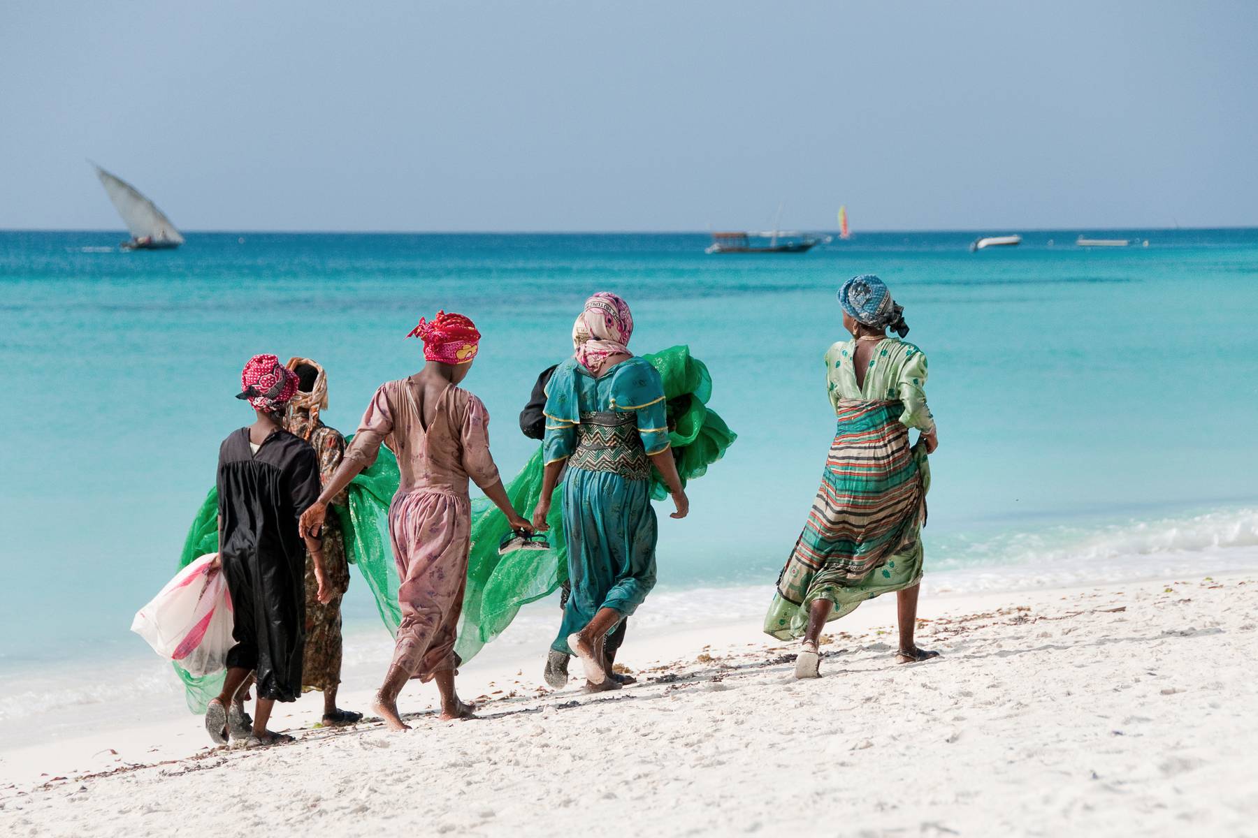 Lokala kvinnor på Zanzibar