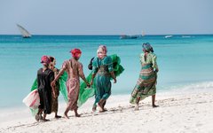 Lokala kvinnor på Zanzibar
