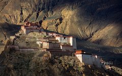 Gyantse Dzong från 1300-talet är väldigt fint bevarat