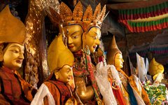 Resa Tibet Jokhang buddha statyer