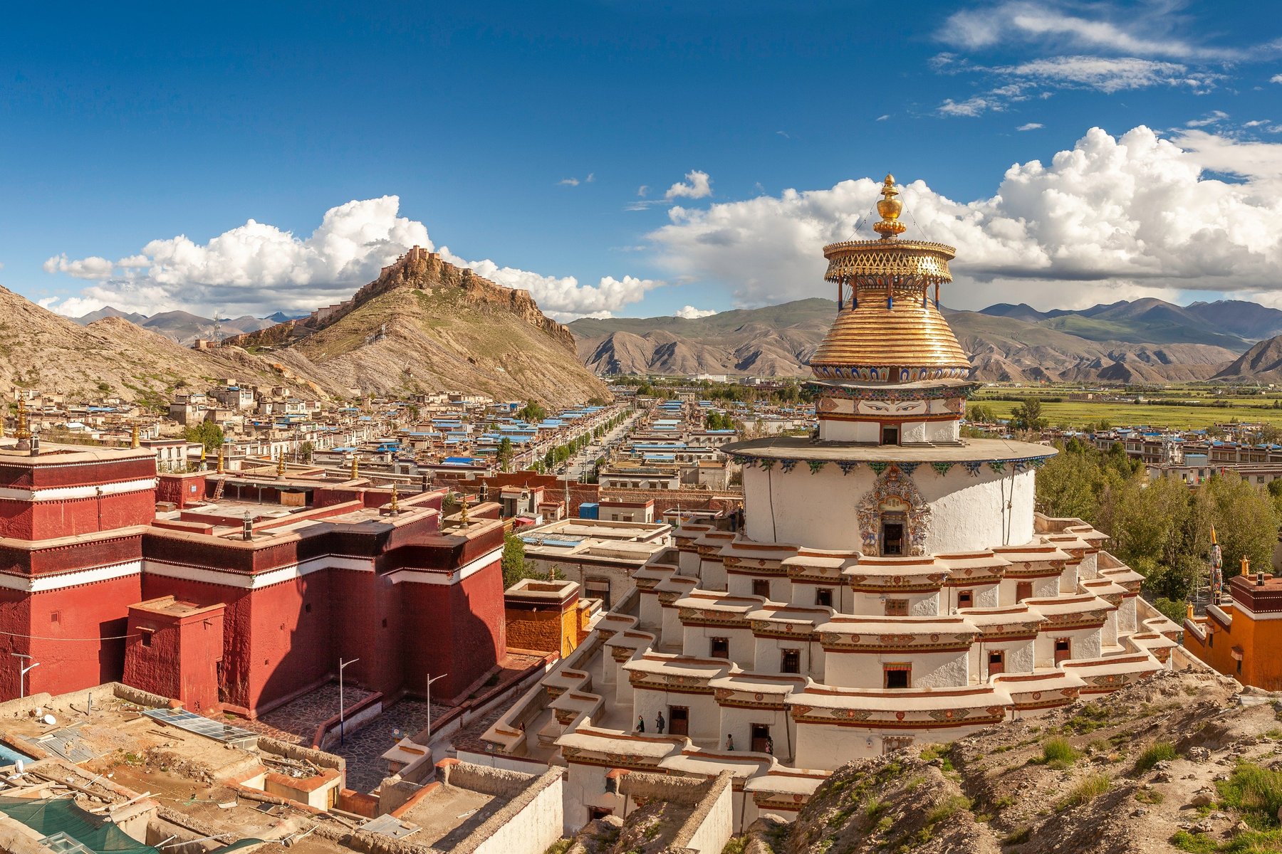 Stupan Kumbum i Gyantse från 1400-talet
