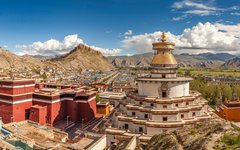 Stupan Kumbum i Gyantse från 1400-talet