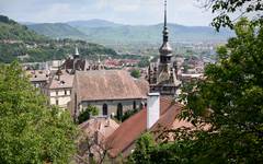 Utsikt under rundturen i Sighisoara