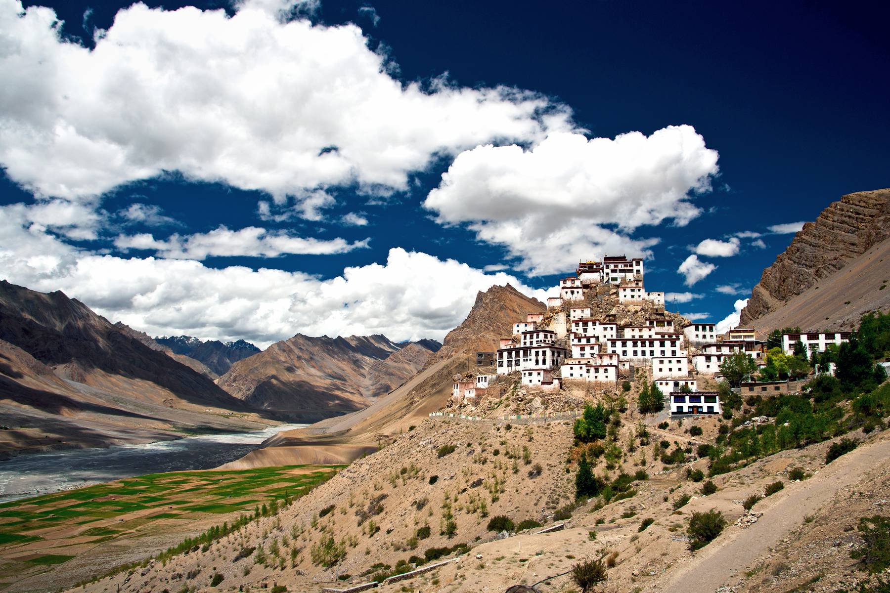 Spitidalen och Key klostret