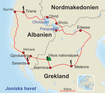 Strövtåg i Grekland & Albanien