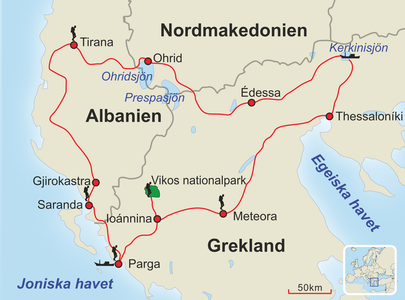 Strövtåg i Grekland & Albanien