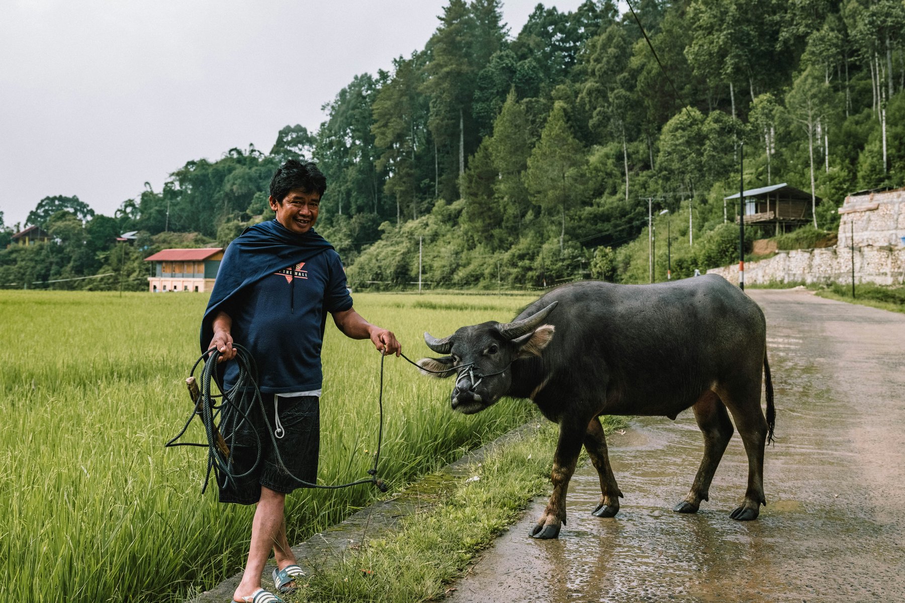 Möten under vandringen i Tana Toraja