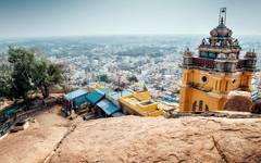 Trichy sett från Thayumanaswami templet