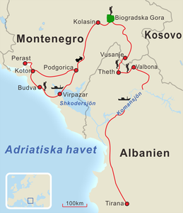 Vandring i Albanska alperna