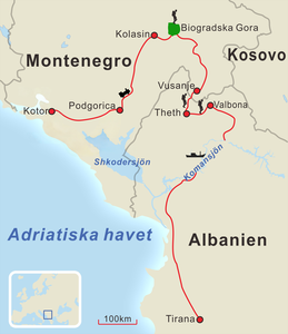 Vandring i Albanska alperna