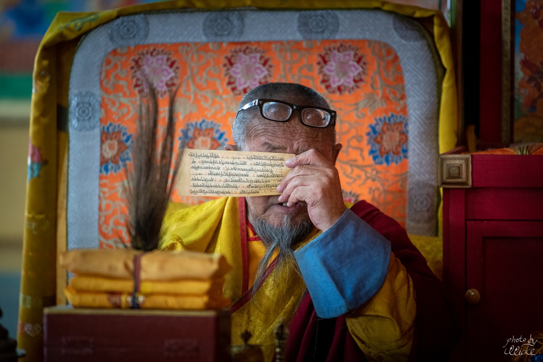 Du besöker ett antal buddhistkloster under resan