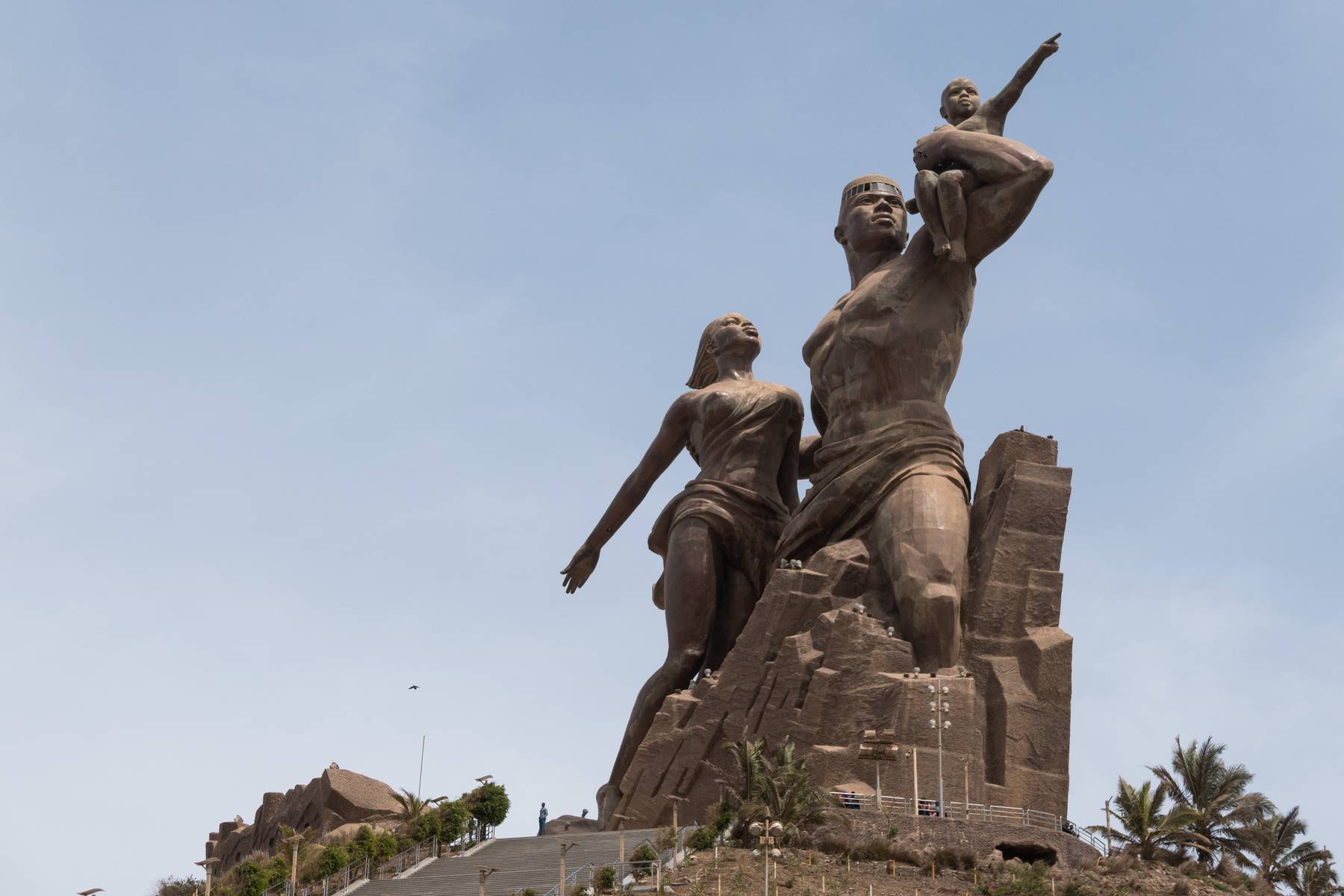 Det jättelika monumentet "Afrikanska Renässansen"