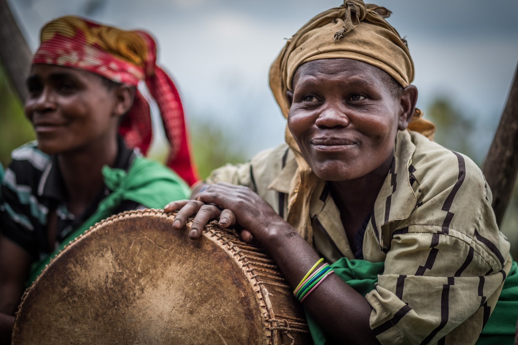 Batwa-folket i Mgahinga Nationalpark