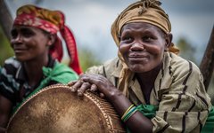 Batwa-folket i Mgahinga Nationalpark